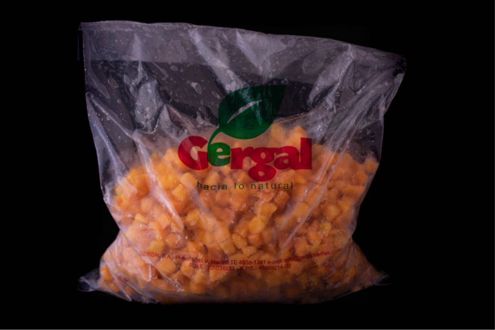 Duraznos congelado Gergal